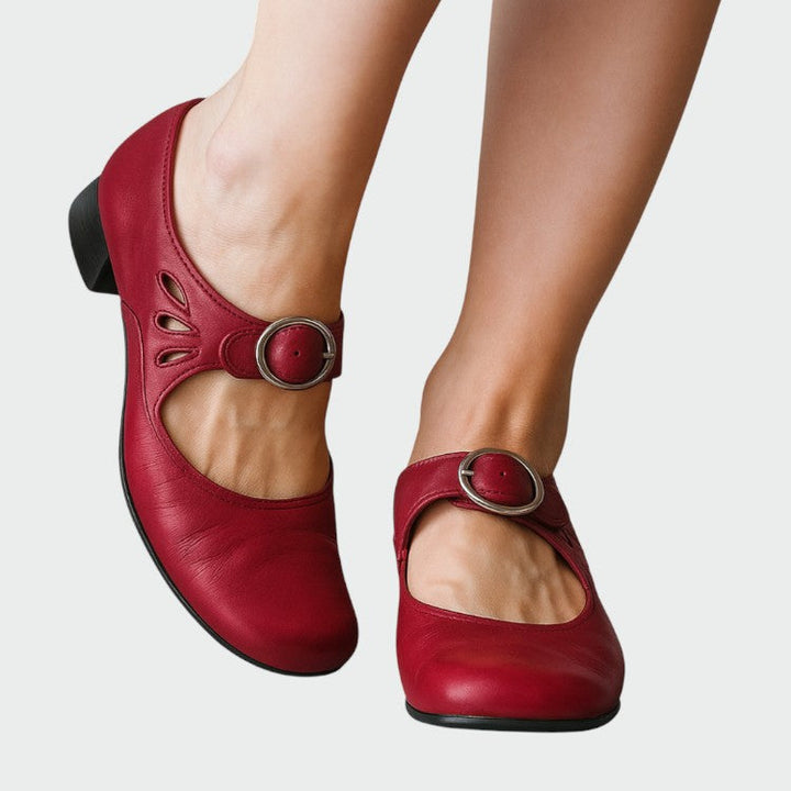 Classic Buckle Mary Jane Shoes