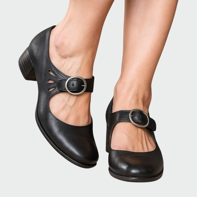 Classic Buckle Mary Jane Shoes