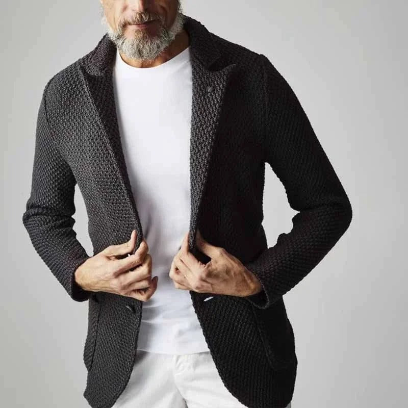 Ethan | Men's Classic Tailored Blazer in Cotton-Polyester Blend