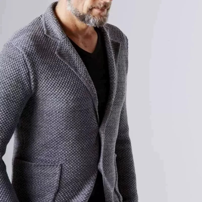 Ethan | Men's Classic Tailored Blazer in Cotton-Polyester Blend