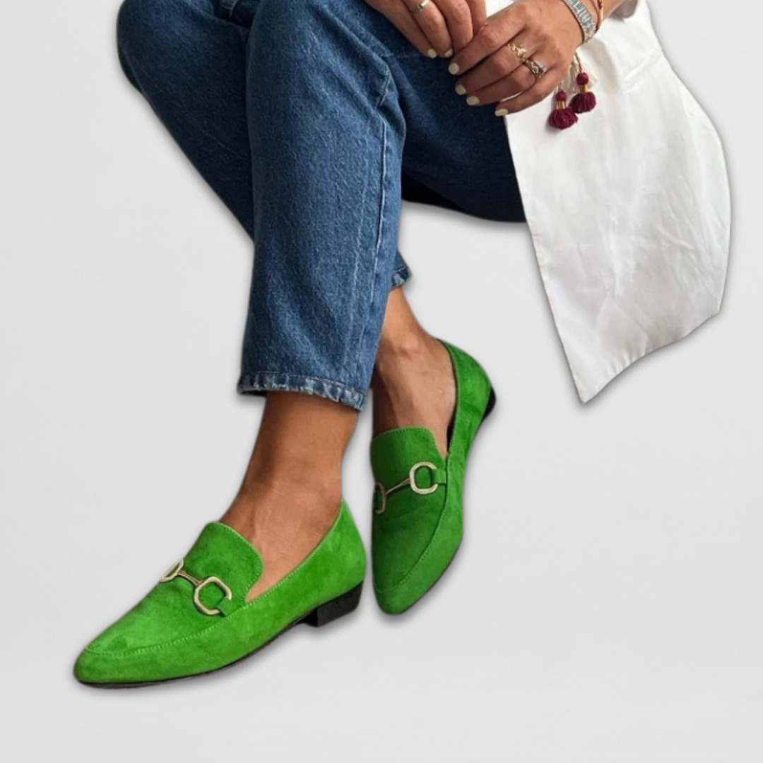 Hyelianne | Women's Orthopedic Loafers with Boho Pattern and Flexible Sole