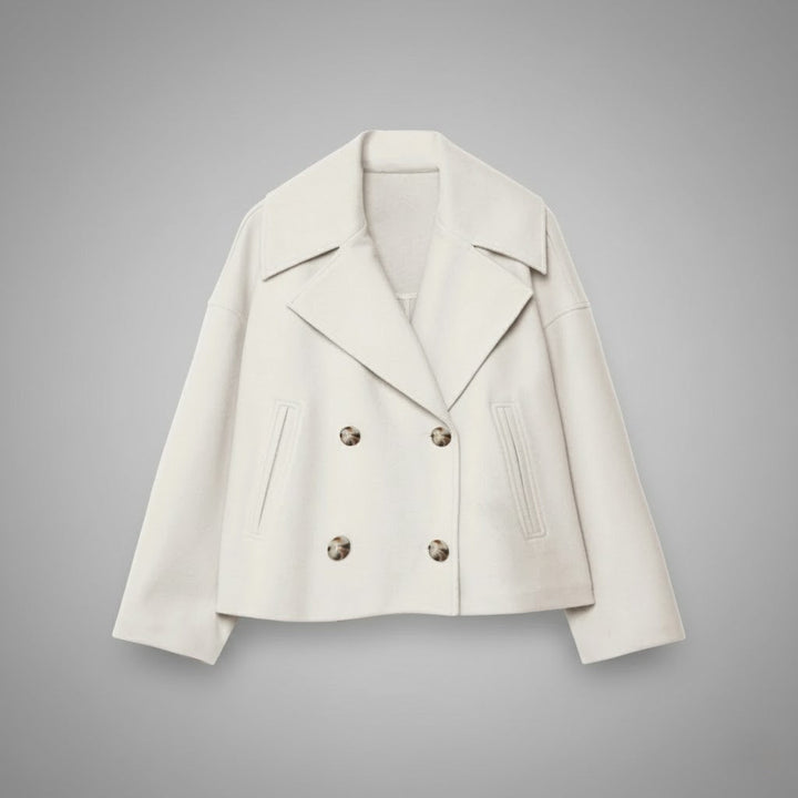 Georgia | Classic Double Button Short Jacket for Women
