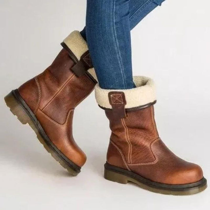 Jacklyn | Chic Women’s Leather Winter Boots