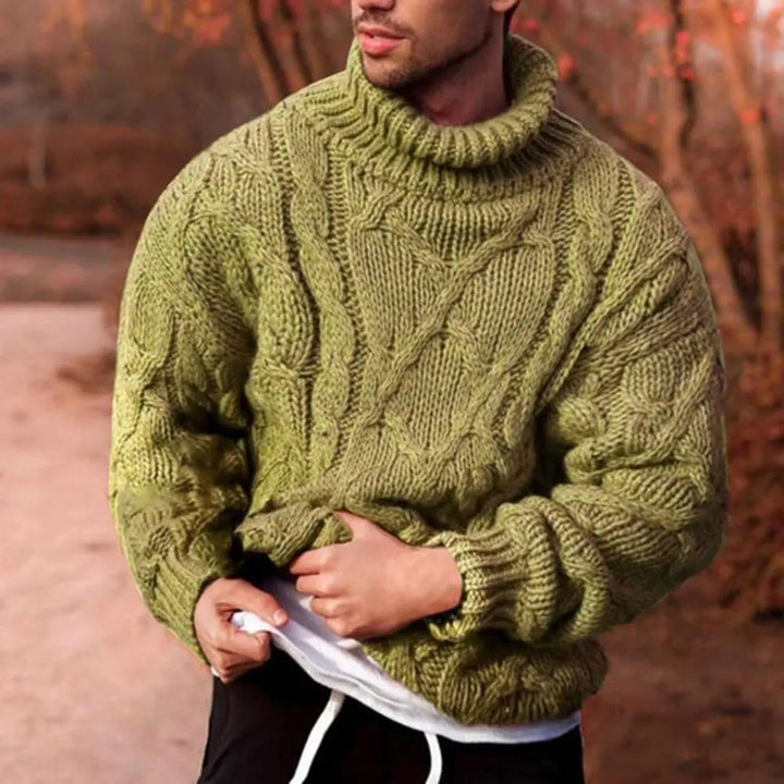 Men’s Chunky High Neck Winter Sweater