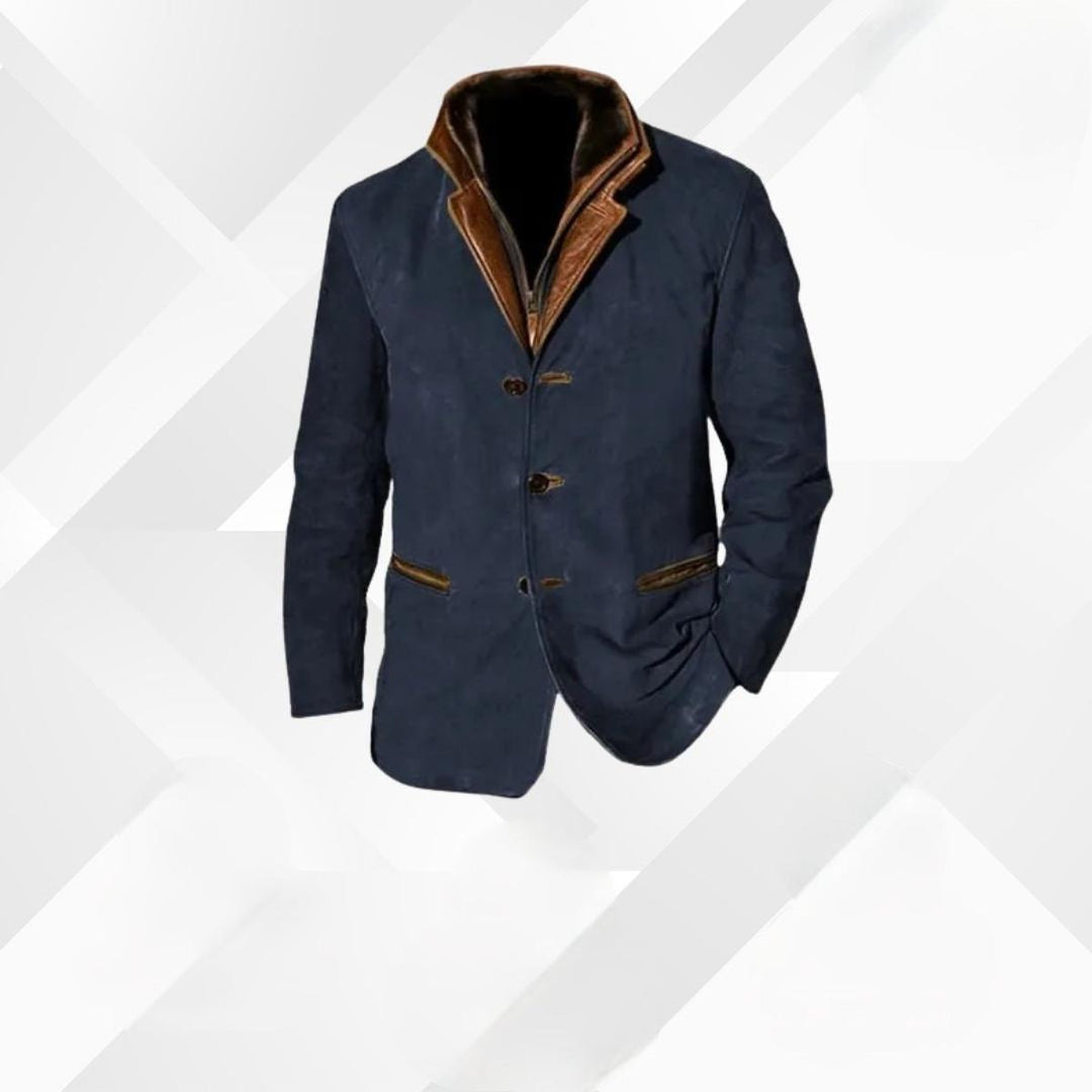 Kyle | Men’s Classic Button-Up Warm Jacket