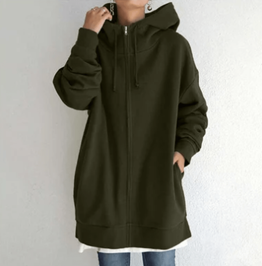 Karla | Women’s Full Zip Relaxed Fit Hoodie