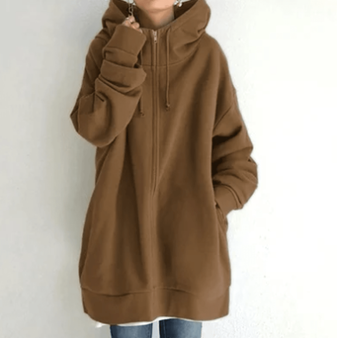 Karla | Women’s Full Zip Relaxed Fit Hoodie