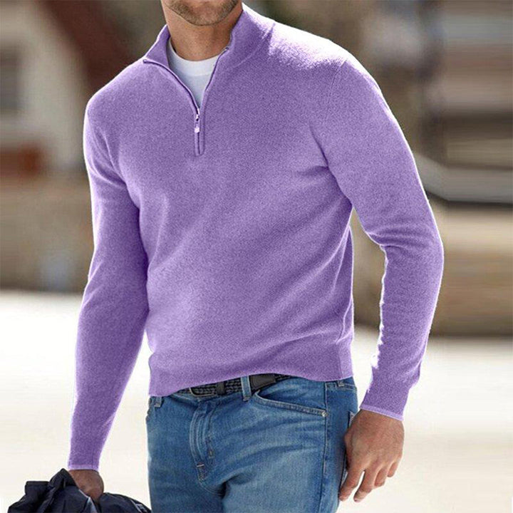 Daniel | Men’s Winter Half-Zip Warm Sweater