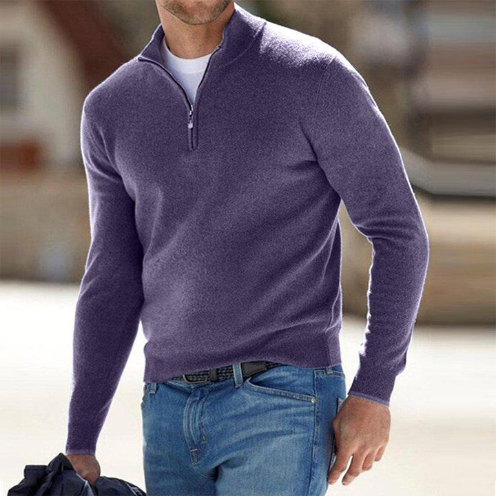 Daniel | Men’s Winter Half-Zip Warm Sweater