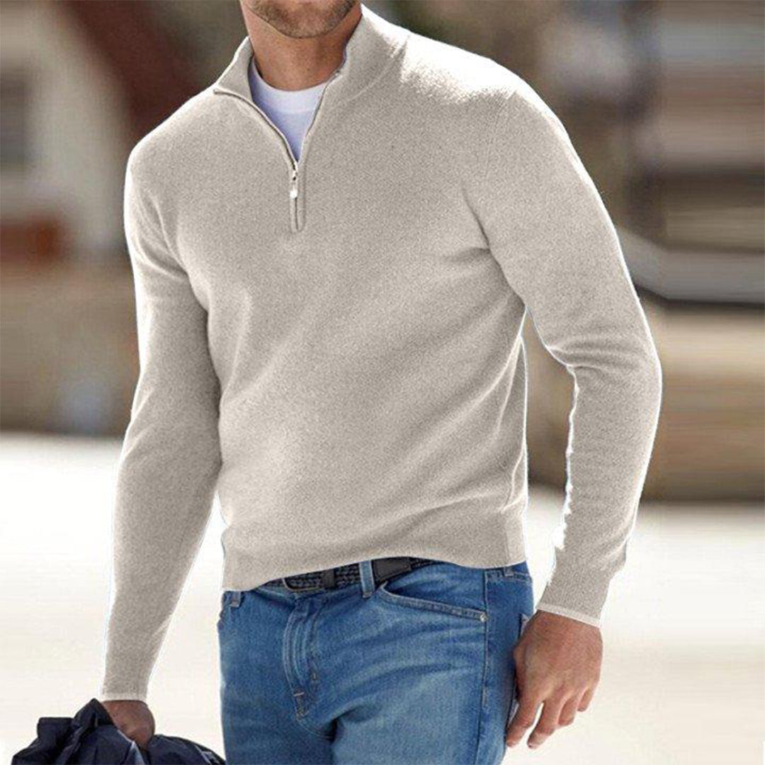 Daniel | Men’s Winter Half-Zip Warm Sweater
