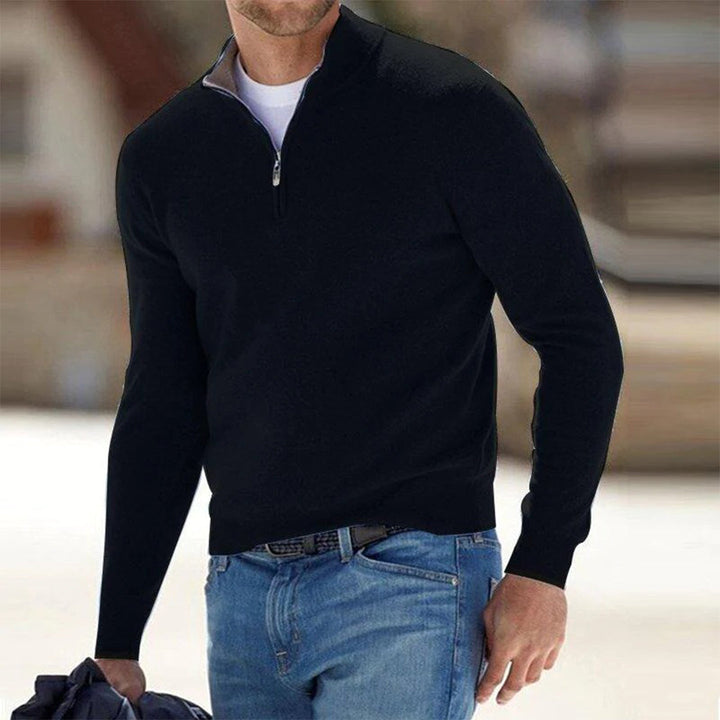 Daniel | Men’s Winter Half-Zip Warm Sweater