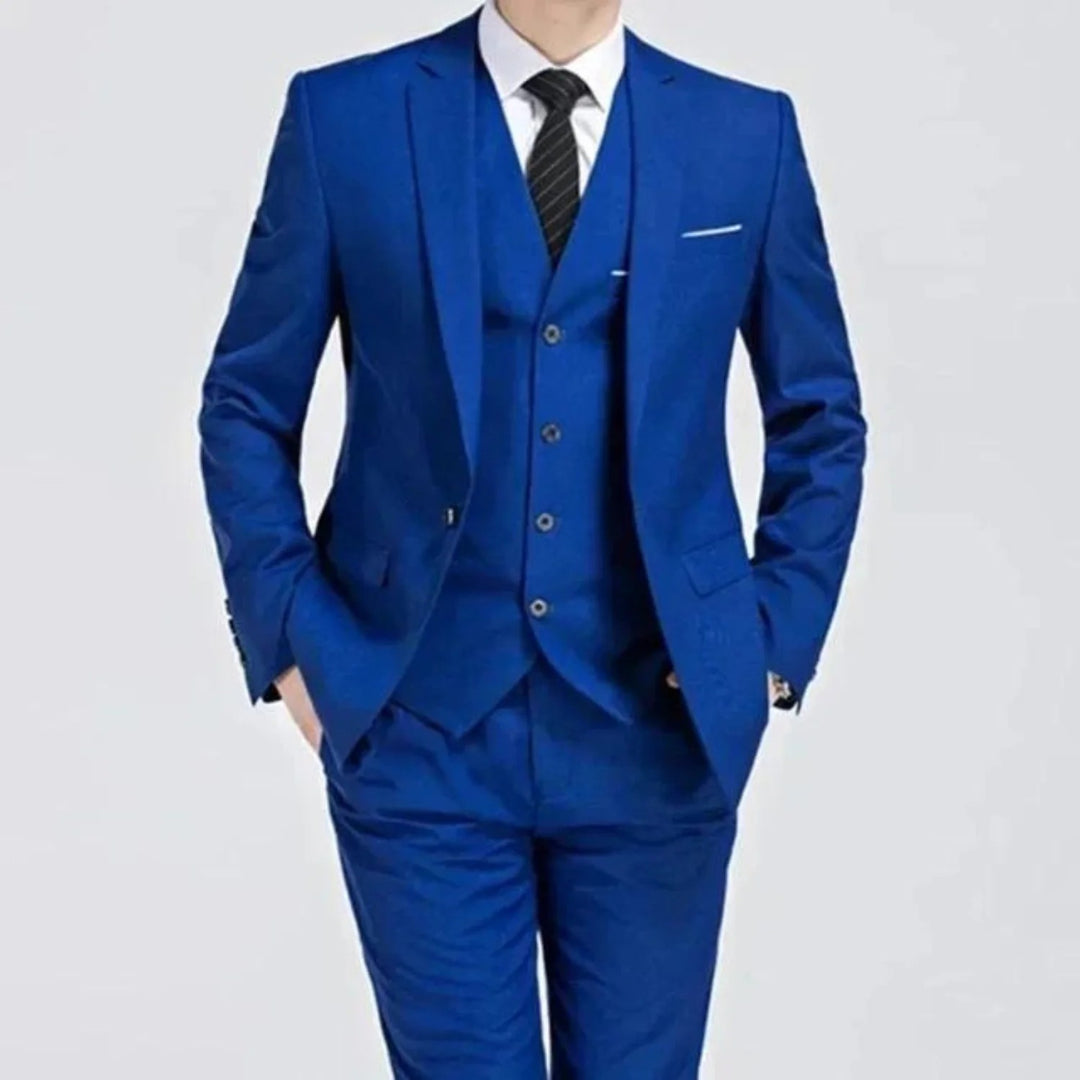 Dante | Men's Slim-Fit 3-Piece Suit with Two-Button Blazer