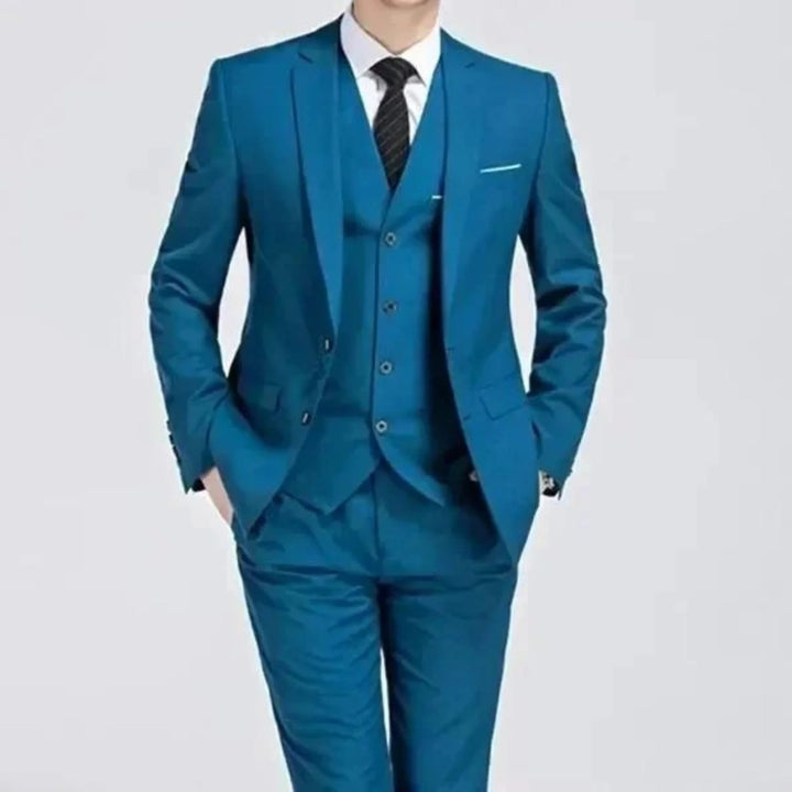 Dante | Men's Slim-Fit 3-Piece Suit with Two-Button Blazer