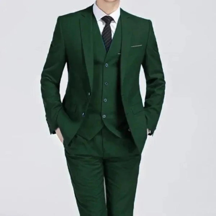 Dante | Men's Slim-Fit 3-Piece Suit with Two-Button Blazer