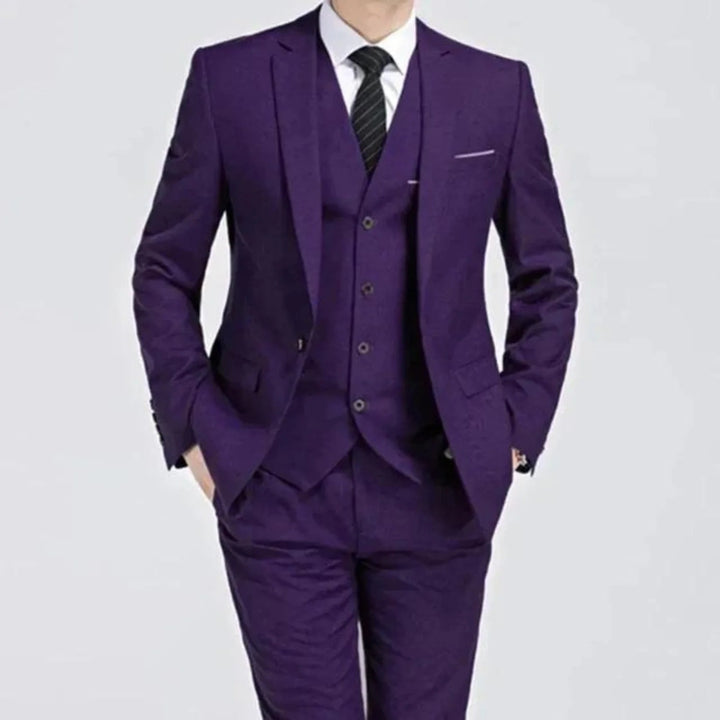 Dante | Men's Slim-Fit 3-Piece Suit with Two-Button Blazer