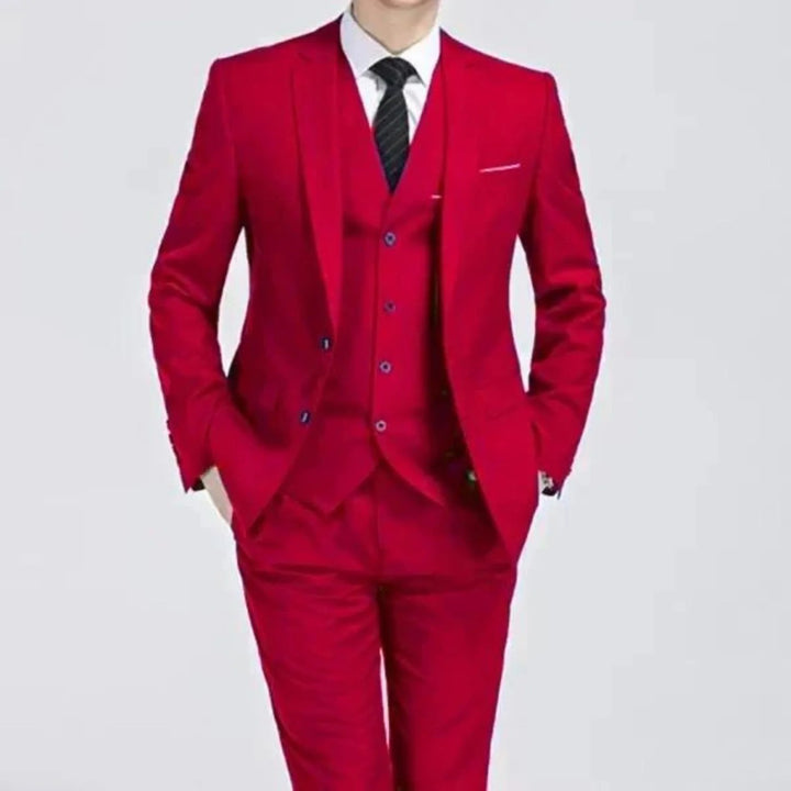 Dante | Men's Slim-Fit 3-Piece Suit with Two-Button Blazer