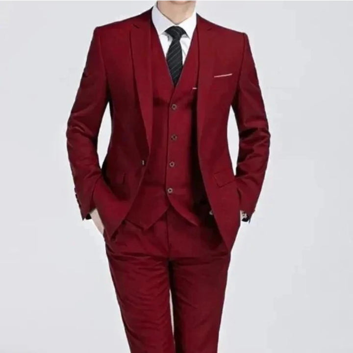 Dante | Men's Slim-Fit 3-Piece Suit with Two-Button Blazer