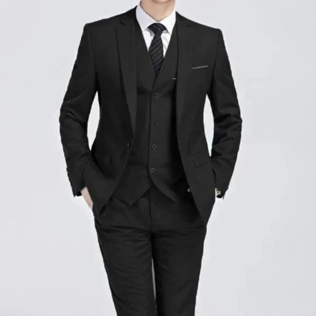 Dante | Men's Slim-Fit 3-Piece Suit with Two-Button Blazer