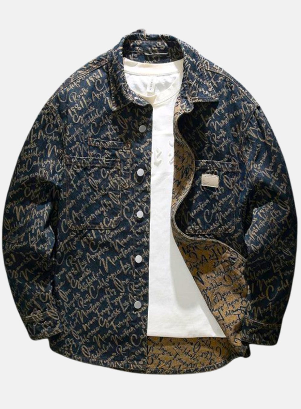 Men's Oversized Longline Button-Front Tailored Coat