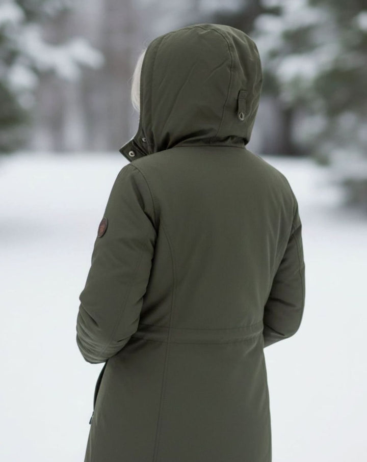 Men's Sherpa-Lined Hooded Winter Parka Jacket