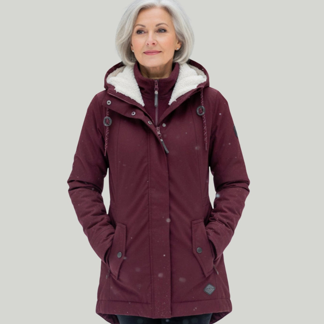 Men's Sherpa-Lined Hooded Winter Parka Jacket