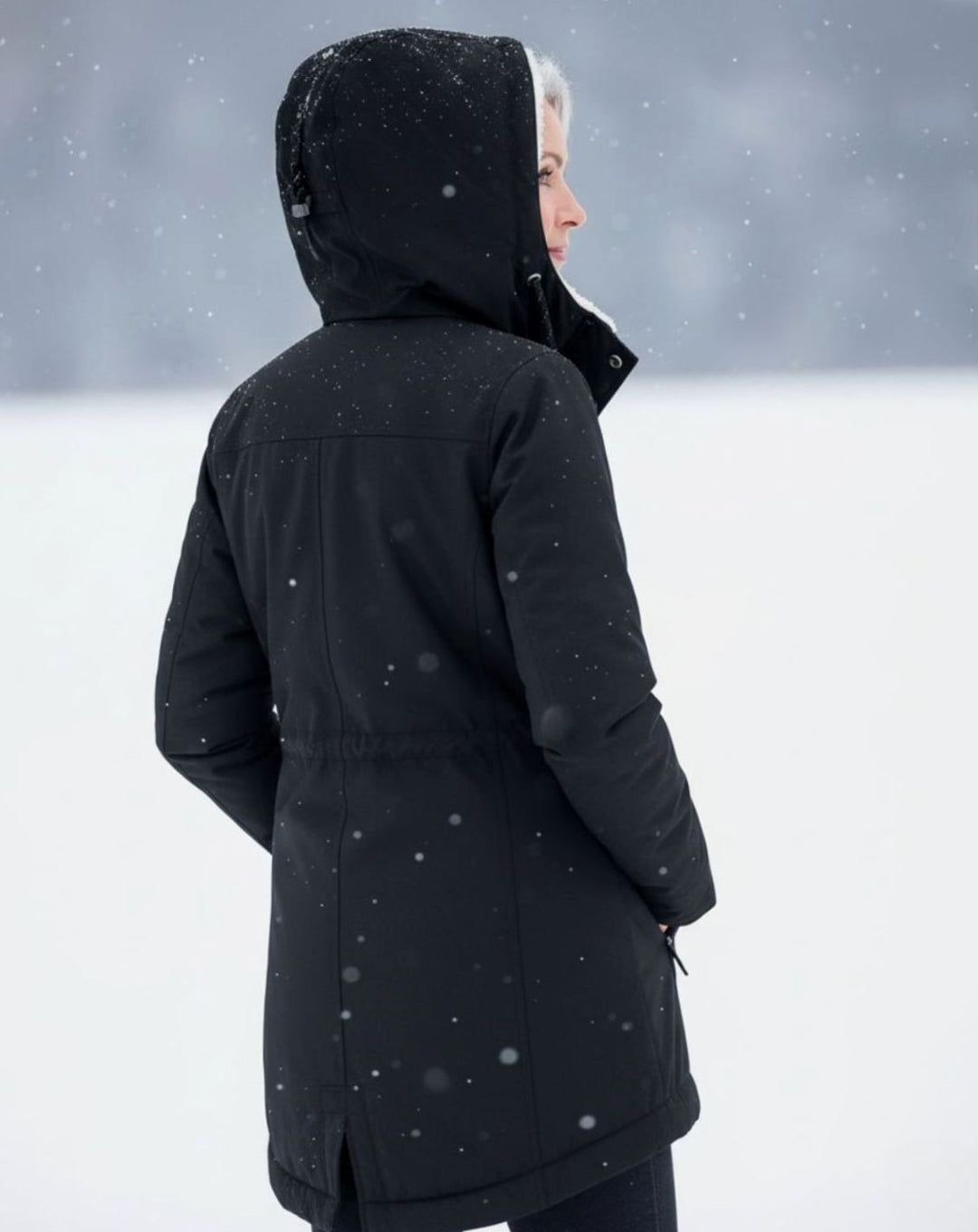 Men's Sherpa-Lined Hooded Winter Parka Jacket