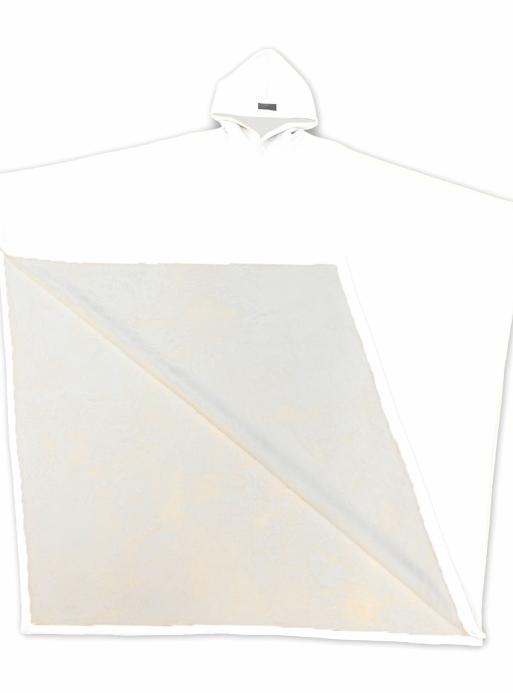 Unisex Hooded Fleece Poncho Oversized Lightweight Cape