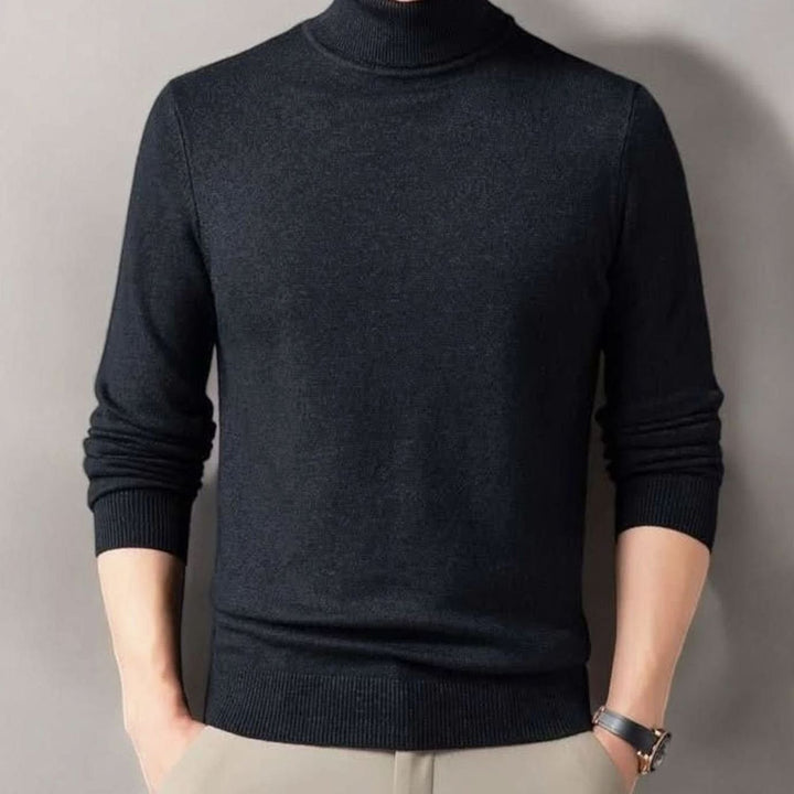 Women's Cashmere-Blend Ribbed Turtleneck Sweater