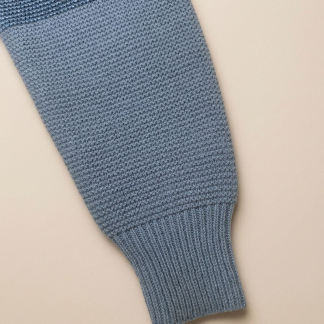Women's Color-Block Relaxed-Fit Boat-Neck Knit Sweater