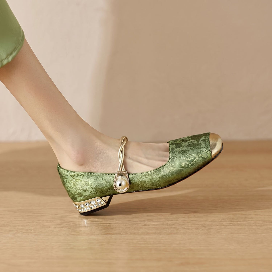 Women's Cushioned Mary Jane Low-Heel Shoes