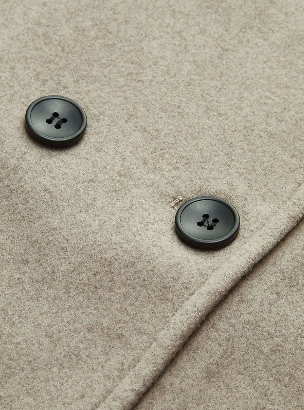 Women's Double Breasted Peacoat Relaxed-Fit Stand-Collar Winter Coat