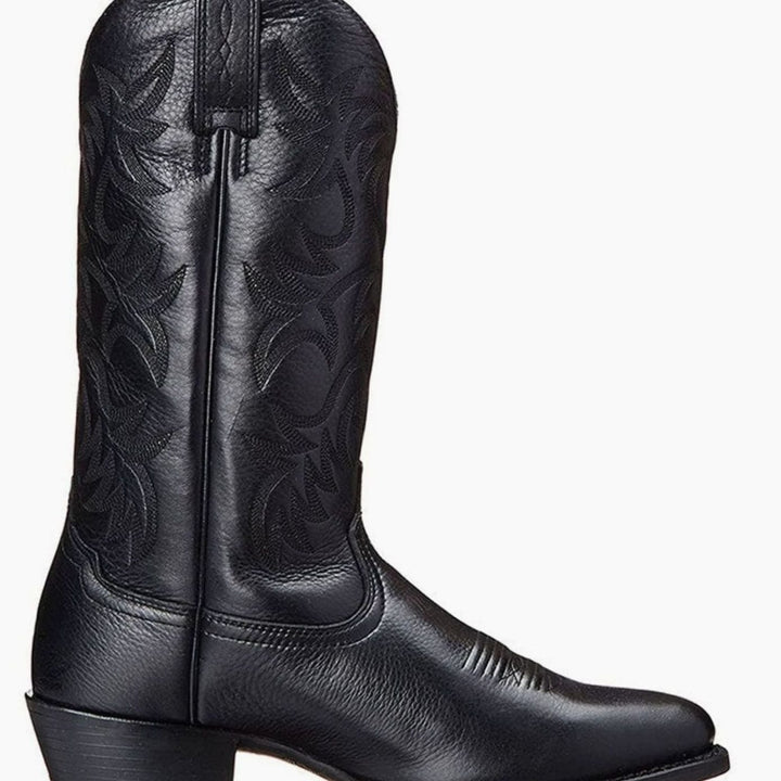 Women's Embroidered Mid-Calf Western Cowboy Boots