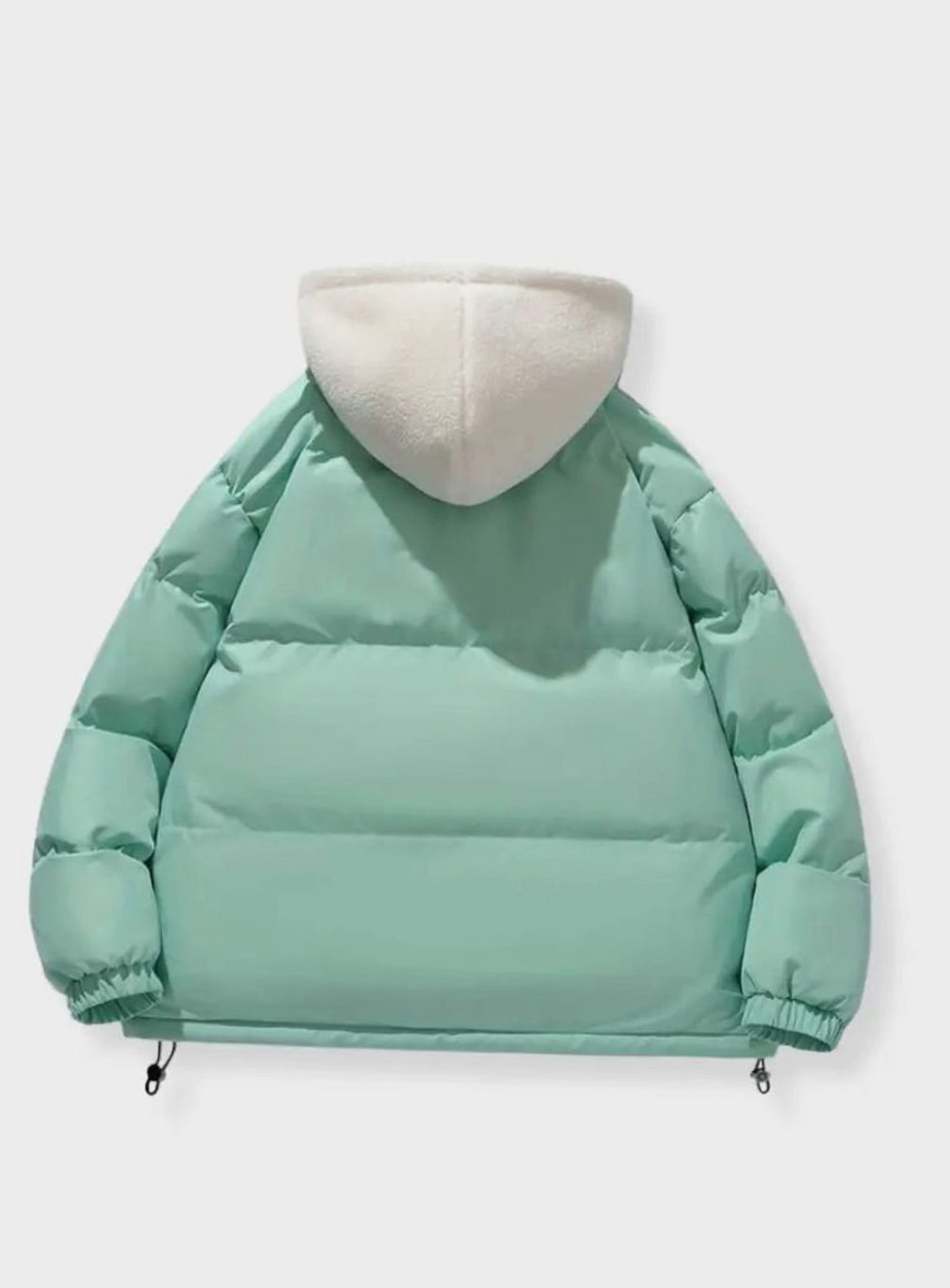 Women's Fleece-Lined Hooded Puffer Zip-Up Winter Jacket