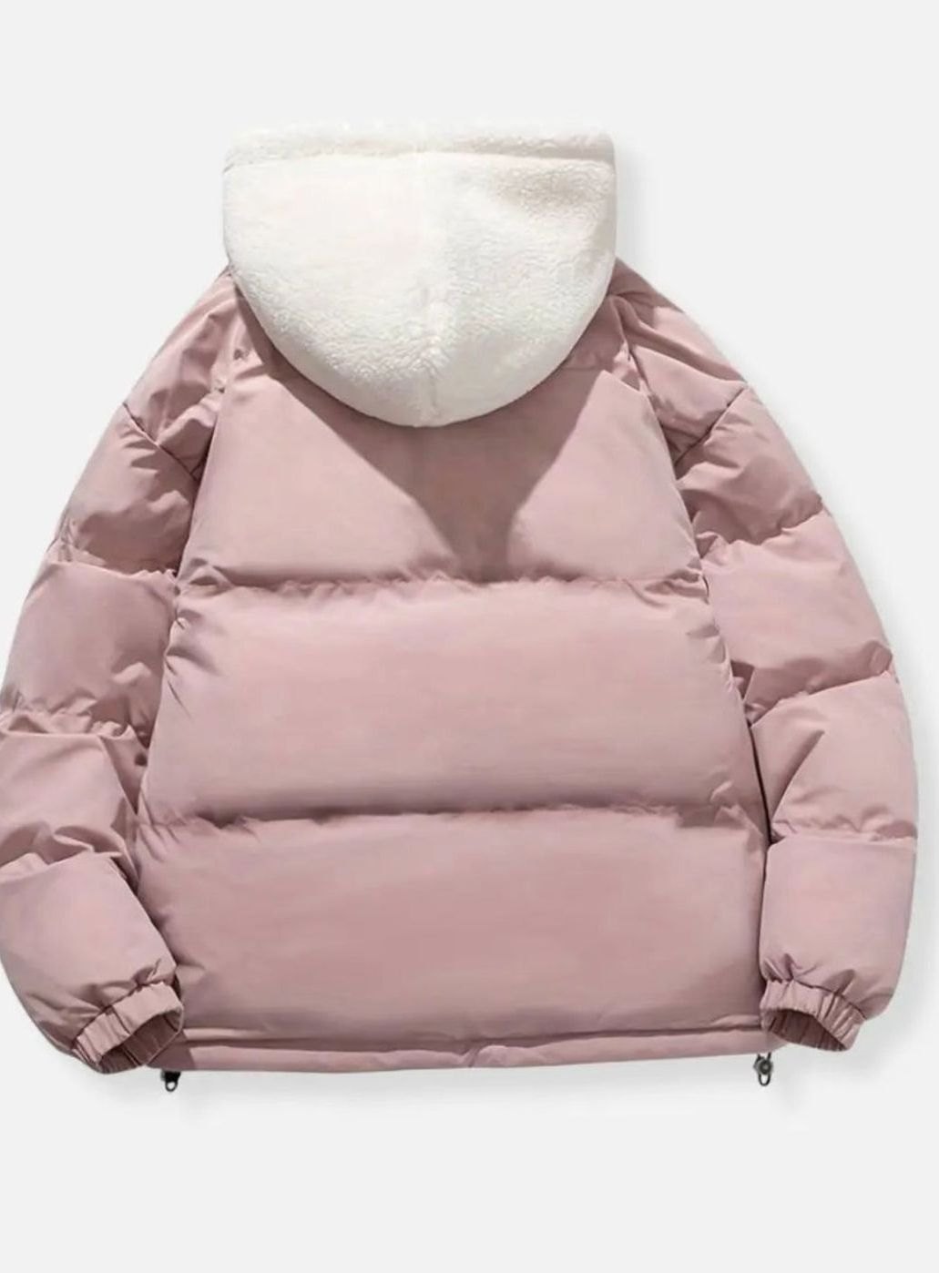 Women's Fleece-Lined Hooded Puffer Zip-Up Winter Jacket