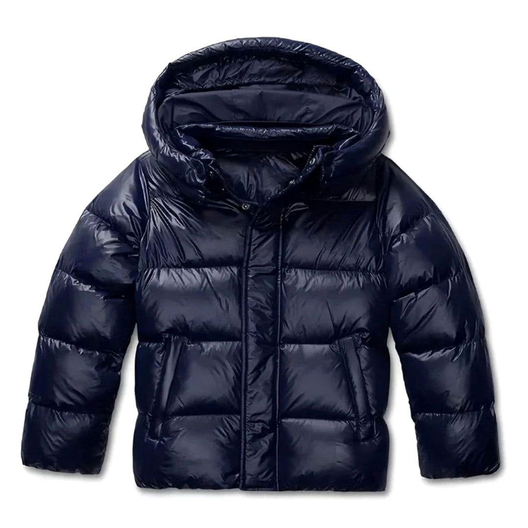Women's Hooded Glossy Quilted Puffer Jacket