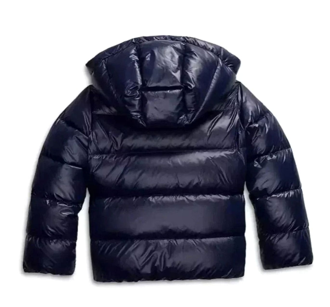 Women's Hooded Glossy Quilted Puffer Jacket
