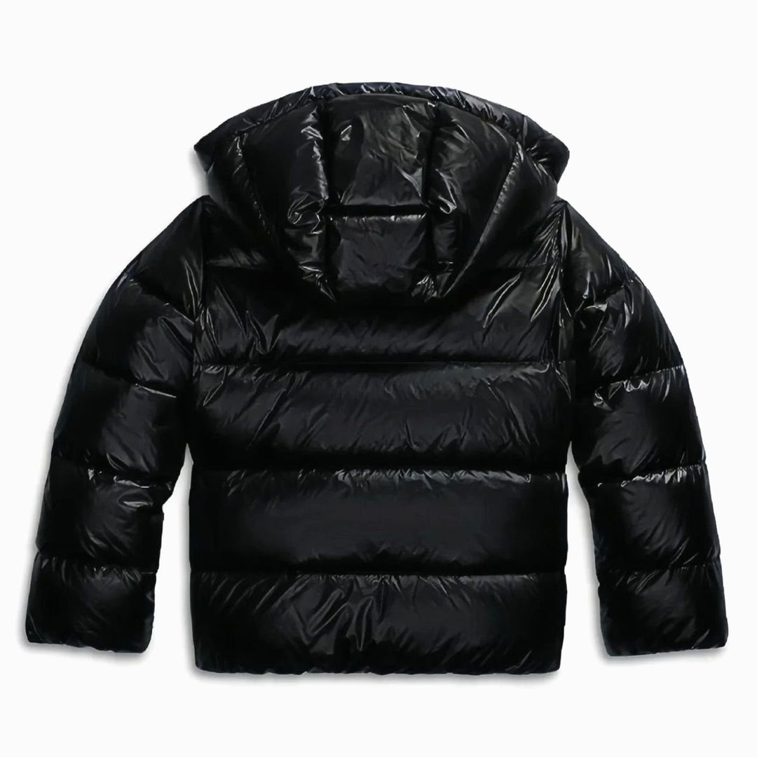 Women's Hooded Glossy Quilted Puffer Jacket