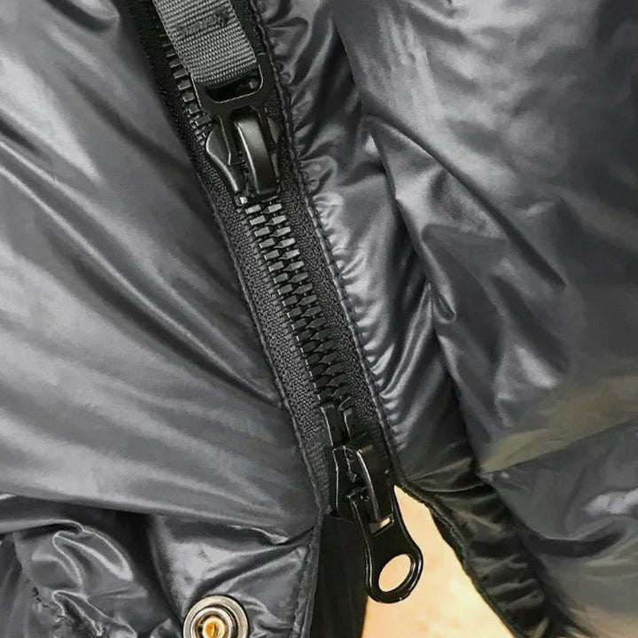 Women's Longline Quilted Hooded Puffer Jacket