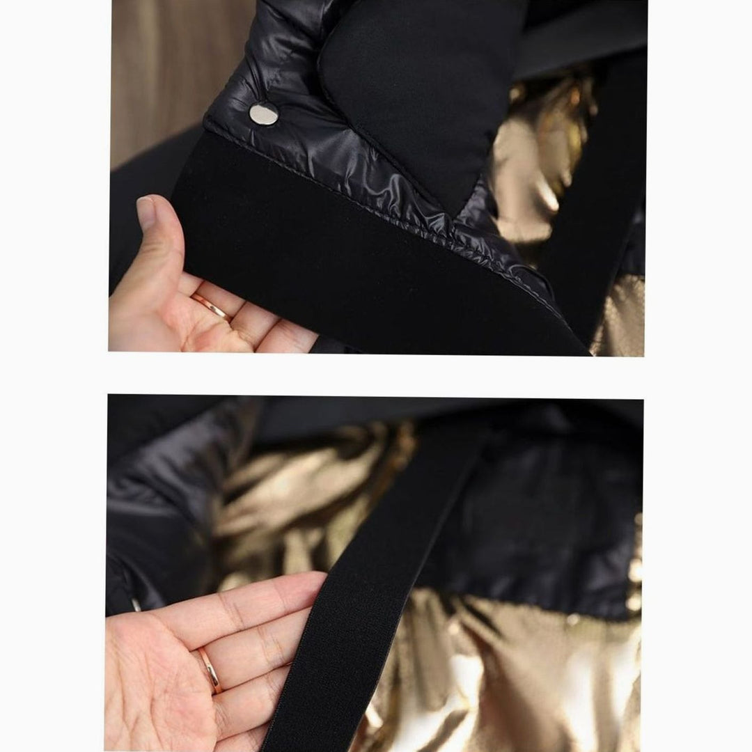 Women's Longline Quilted Hooded Puffer Jacket
