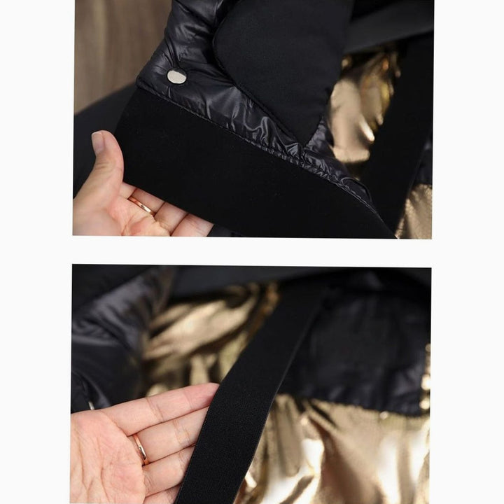 Women's Longline Quilted Hooded Puffer Jacket