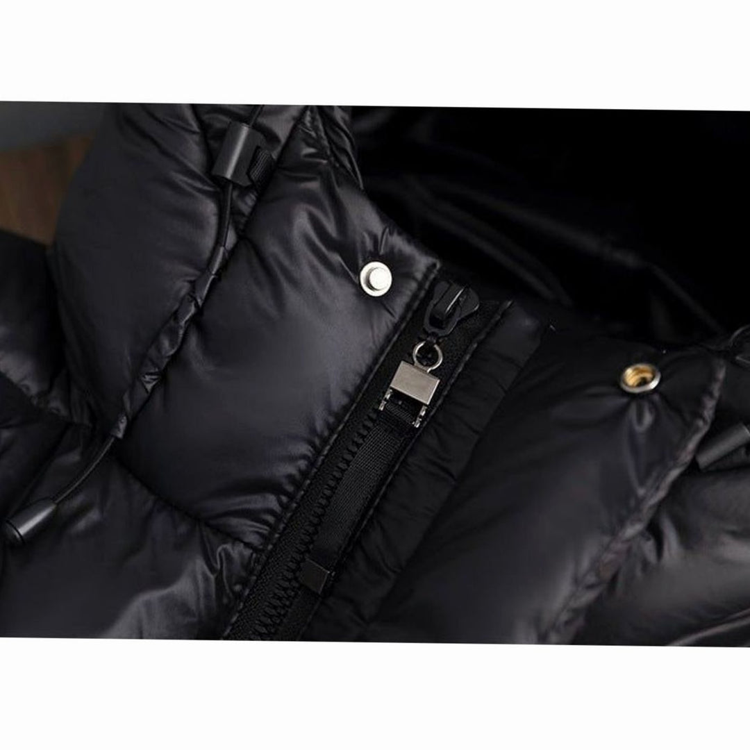 Women's Longline Quilted Hooded Puffer Jacket