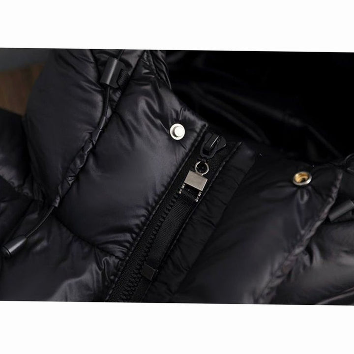 Women's Longline Quilted Hooded Puffer Jacket