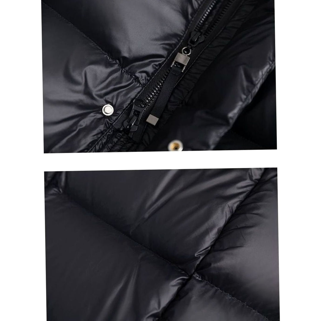 Women's Longline Quilted Hooded Puffer Jacket