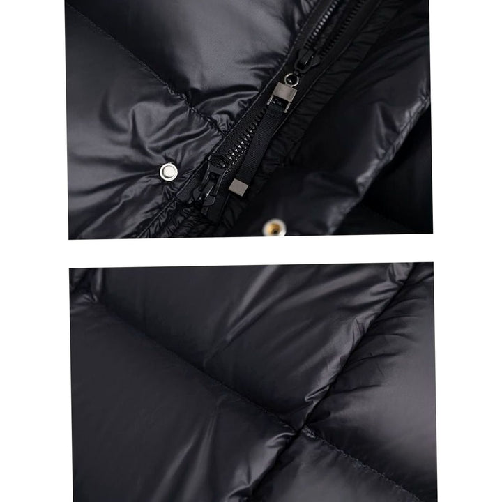 Women's Longline Quilted Hooded Puffer Jacket