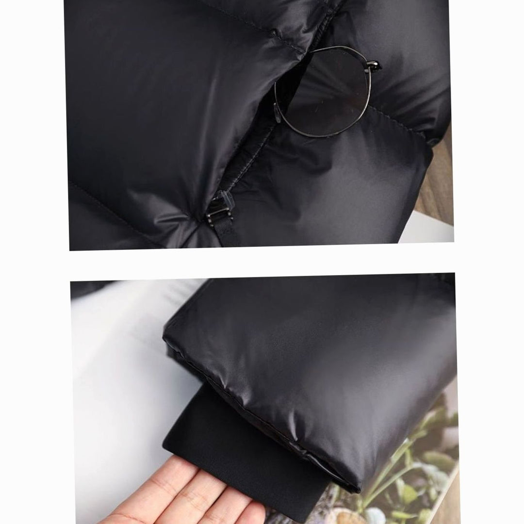 Women's Longline Quilted Hooded Puffer Jacket