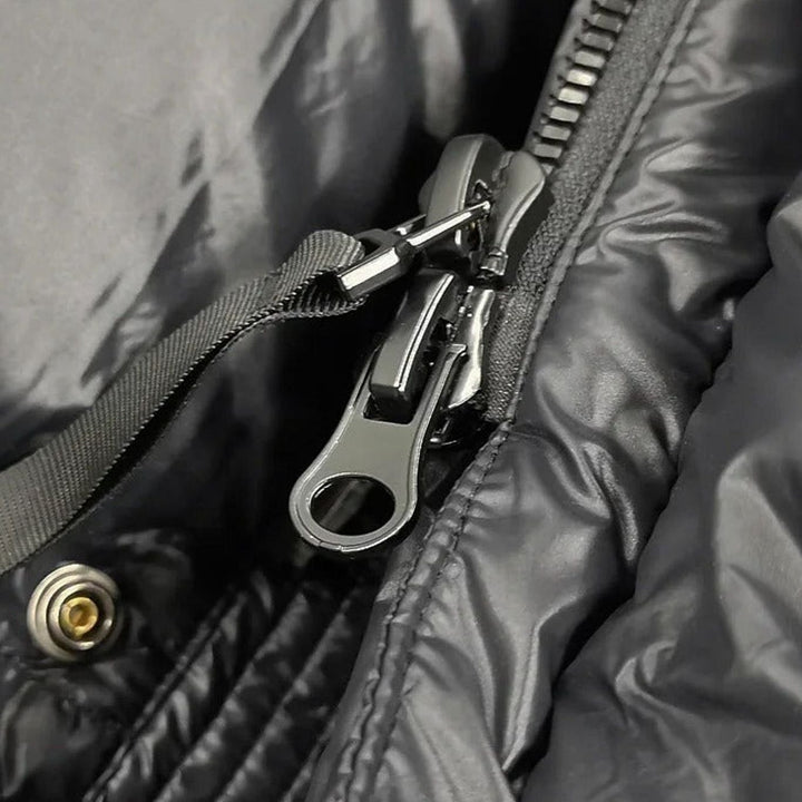 Women's Longline Quilted Hooded Puffer Jacket