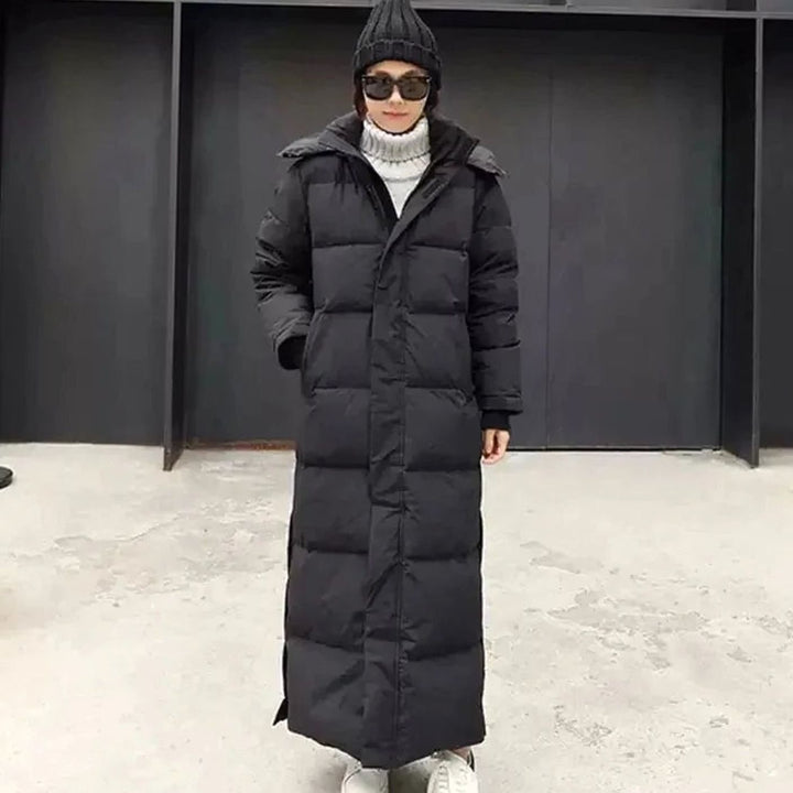 Women's Maxi Long Puffer Coat Removable Hooded Winter Jacket