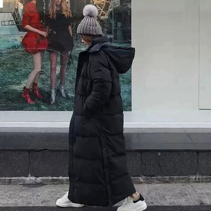 Women's Maxi Long Puffer Coat Removable Hooded Winter Jacket