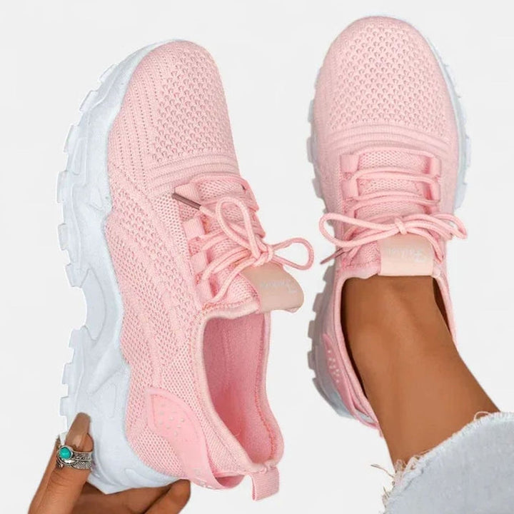 Women's Orthopedic Arch-Support Lace-Up Fashion Sneakers