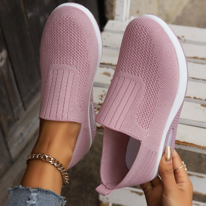 Women's Orthopedic Slip-On Knit Sneakers Arch Support